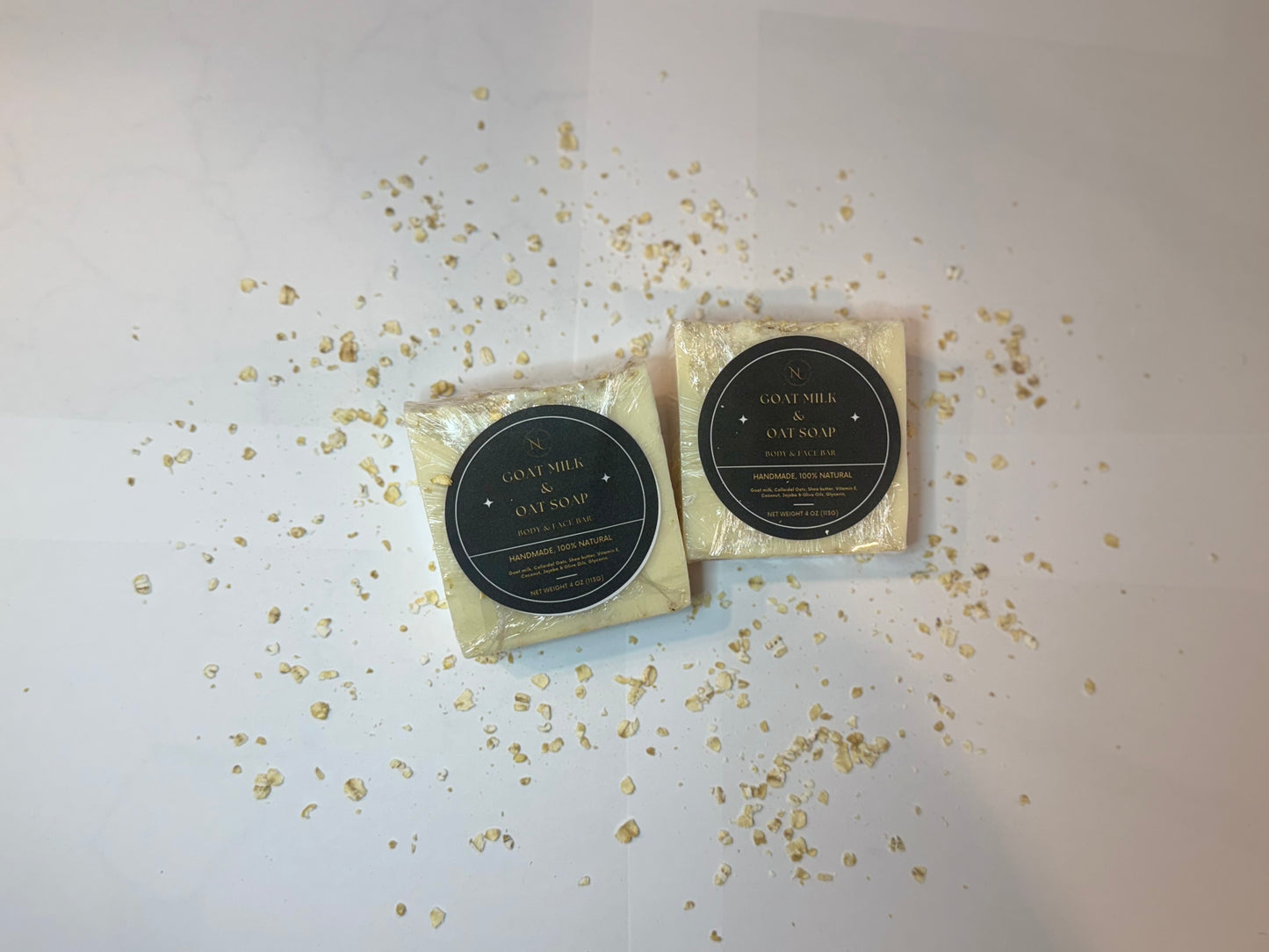 Goat Milk & Oat Body Bar Soap (4 oz)