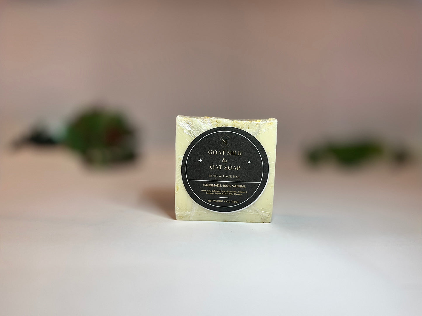 Goat Milk & Oat Body Bar Soap (4 oz)